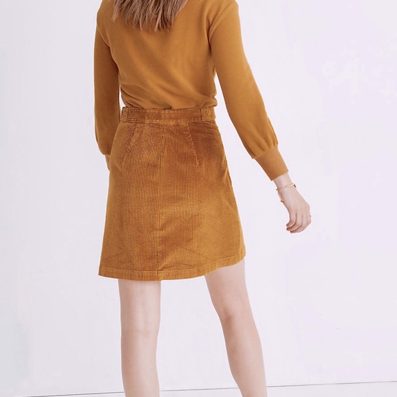 Madewell Corduroy A-Line Skirt - Picture 2 of 7